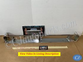 OEM 1962 Cadillac Deville Eldorado Fleetwood CHROME DASH INSTRUMENT CLUSTER SPEEDOMETER GAUGES RADIO BEZEL #3512568/#1477453